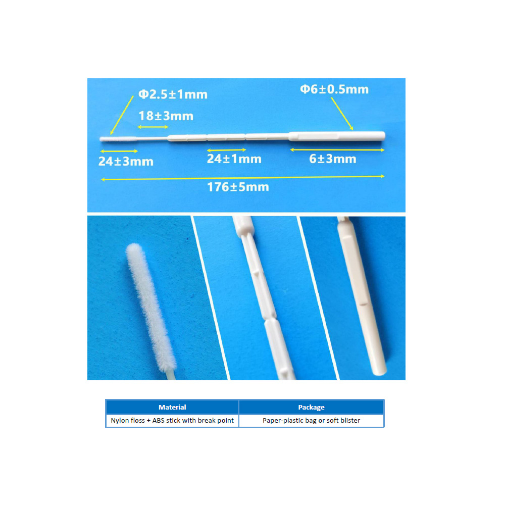 Sampling collection swabs