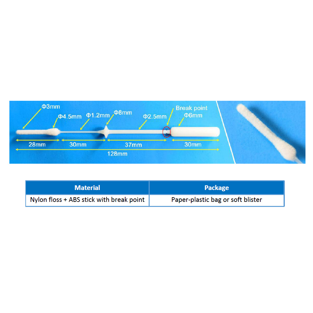 Sampling collection swabs