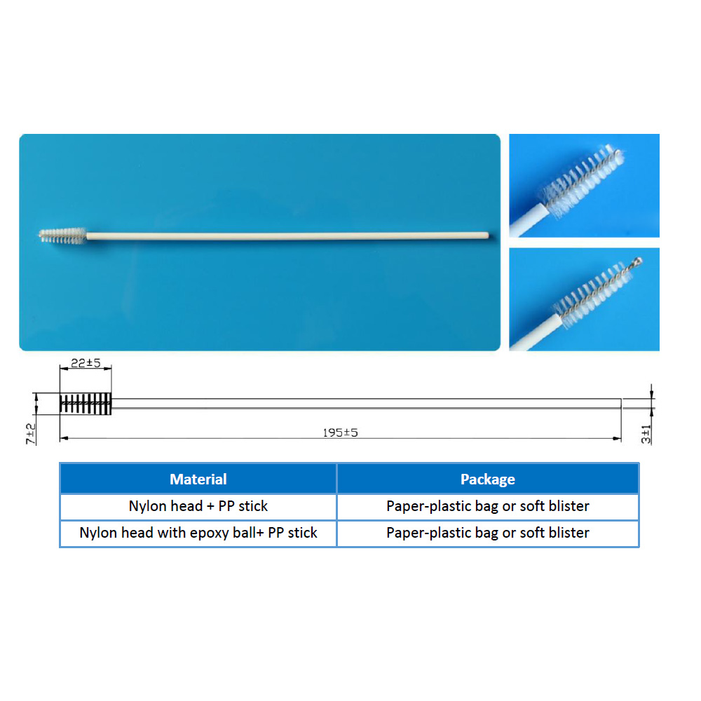 Disposable sampling brush