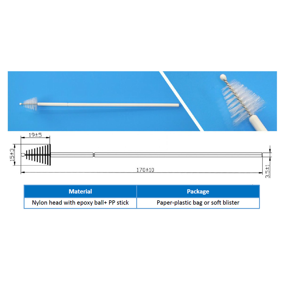 Disposable sampling brush