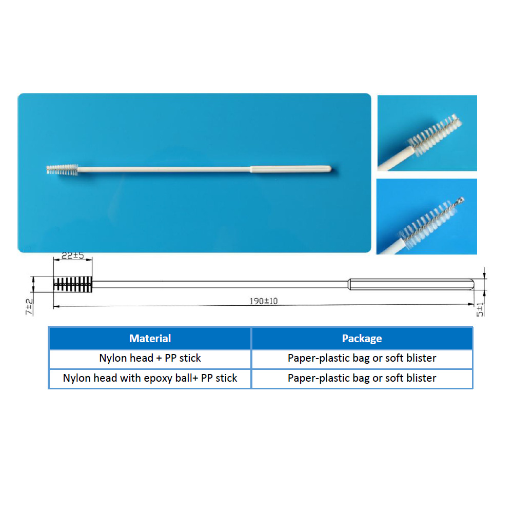 Disposable sampling brush