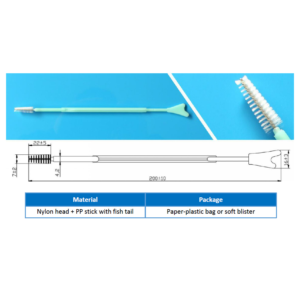 Disposable sampling brush