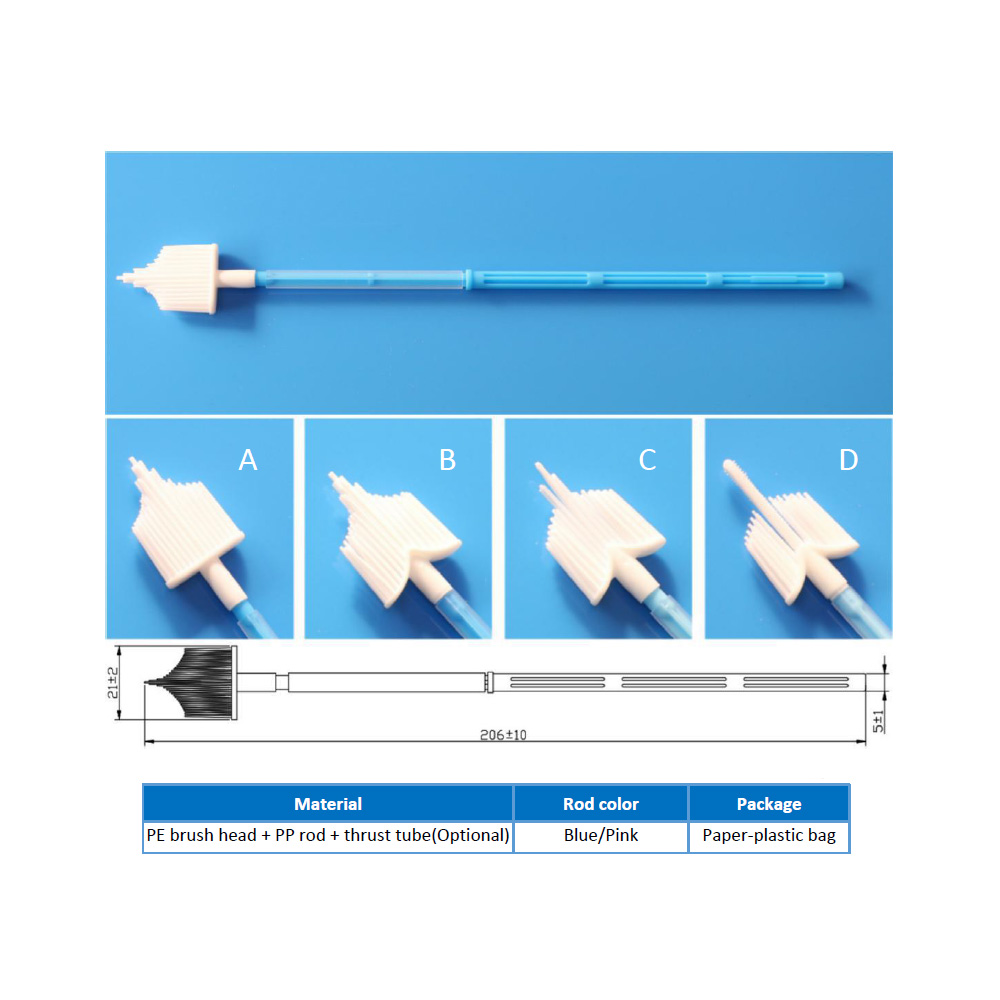 Disposable sampling brush